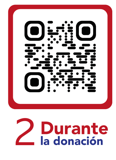 Código QR 2: Durante la donación